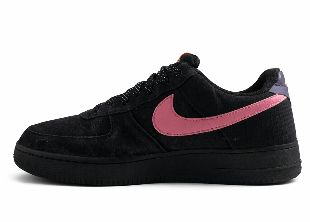 Nike Air Force 1 Low '07 - Black / Pink / Purple (Ripstop & Suede)