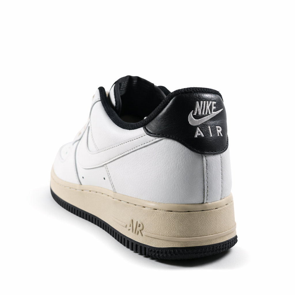 Nike Air Force 1 Low '07 - White / Tan (Sand) with Black Accents