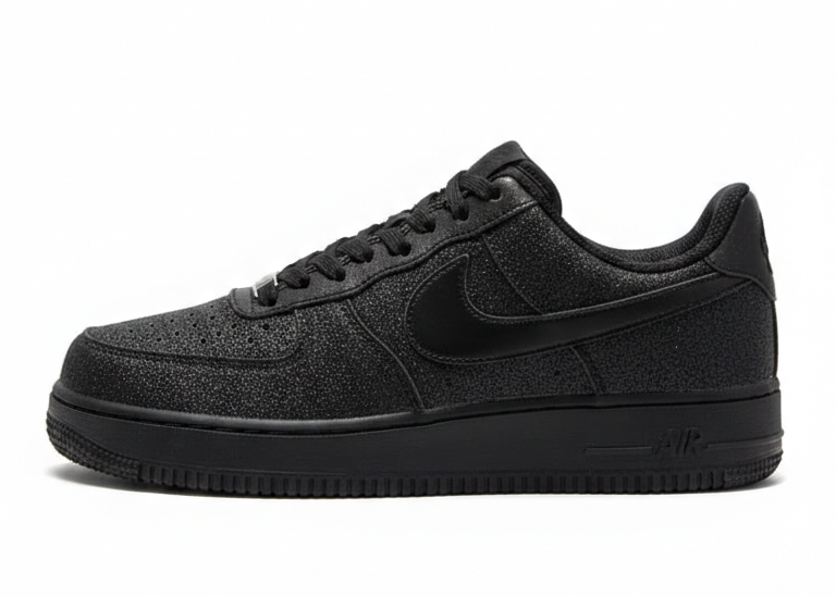 Nike Air Force 1 Low: "Triple Black Textured Edition"