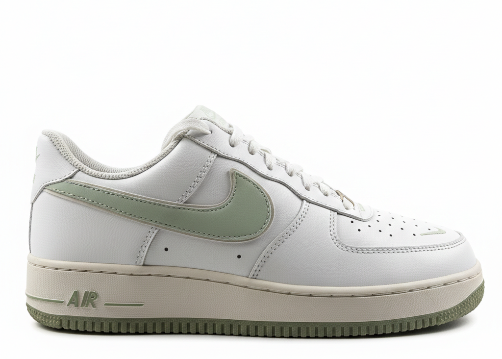 Nike Air Force 1 Low '07 - White / Sage Green (Mint & Olive)