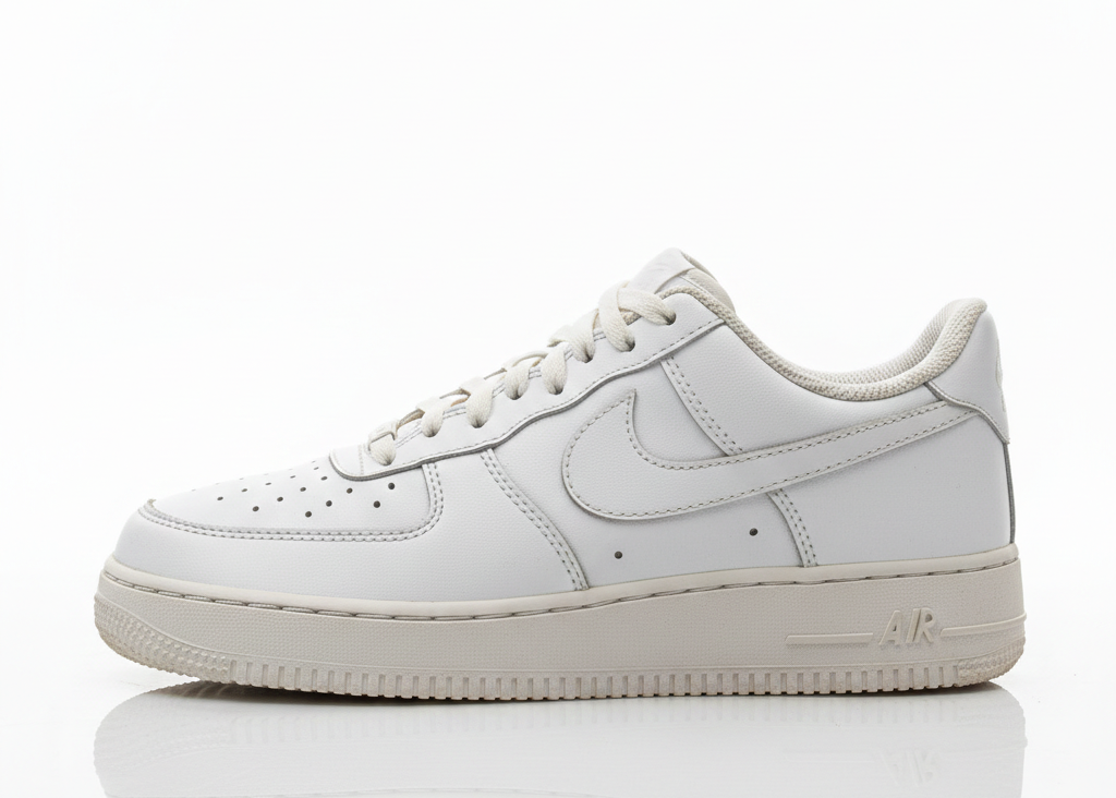 Nike Air Force 1 Low '07 - Triple White (Aged/Vintage Sole)